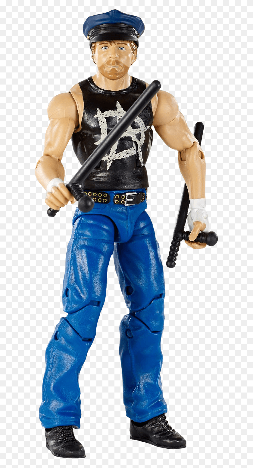 611x1490 Wwe Elite Dean Ambrose Action Figure And Accessories, Person, Human, Ninja HD PNG Download