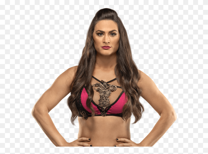 592x565 Wwe Nina Samuels, Clothing, Apparel, Lingerie HD PNG Download