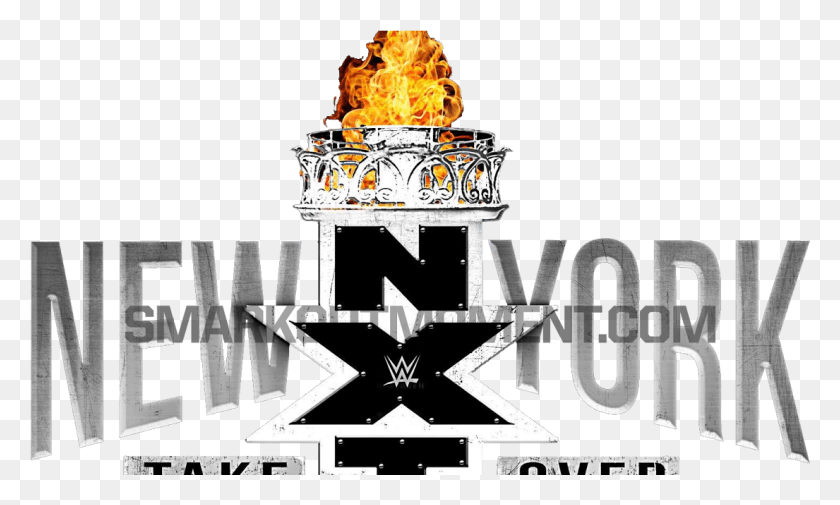 1105x631 Wwe Nxt Takeover Nxt Takeover New York, Text, Advertisement, Fire HD PNG Download