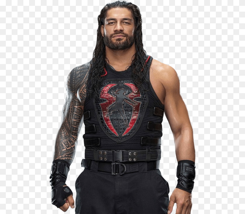 Wwe Roman Reigns, Clothing, Vest, Person, Skin Sticker PNG