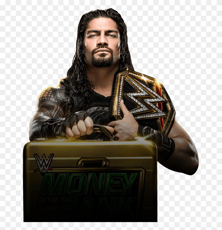 Wwe Roman Reigns Render Money In The Bank Title, Person, Human, Man HD