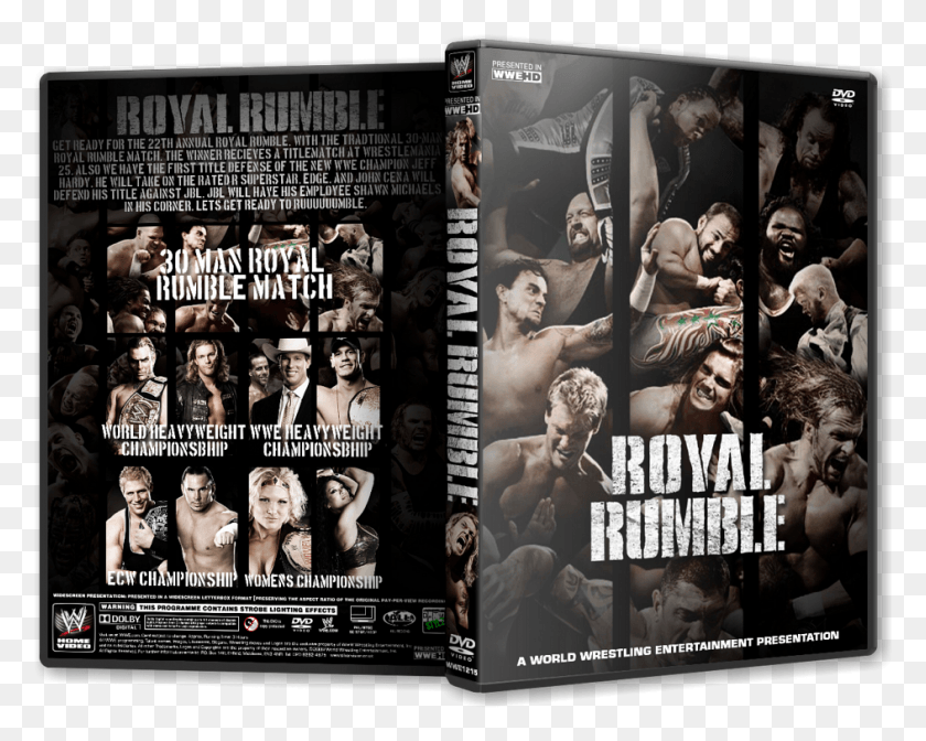 943x740 Wwe Royal Rumble 2009 Dvd Cover Photo Wwe Royal Rumble, Person, Human, Poster HD PNG Download