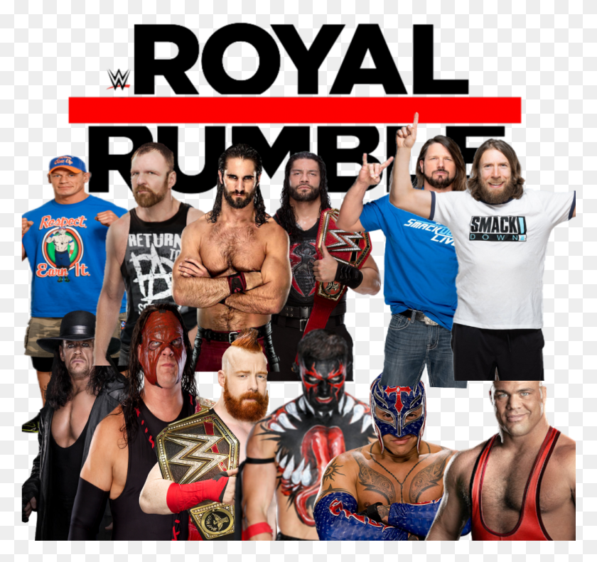 1025x961 Wwe Стикер Royal Rumble 2019 Плакат, Кожа, Человек, Человек Hd Png Скачать