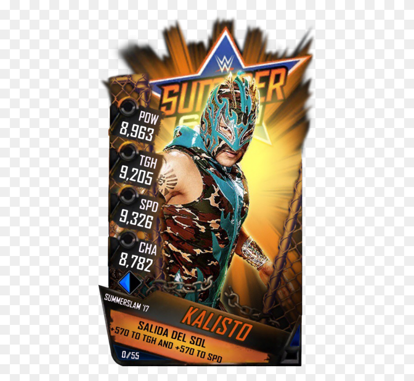 443x714 Wwe Supercard Summerslam 17 Cards, Poster, Advertisement, Flyer HD PNG Download