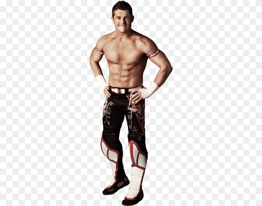 268x660 Wwe Tag Team Champion Evan Bourne, Shoe, Clothing, Footwear, Person PNG