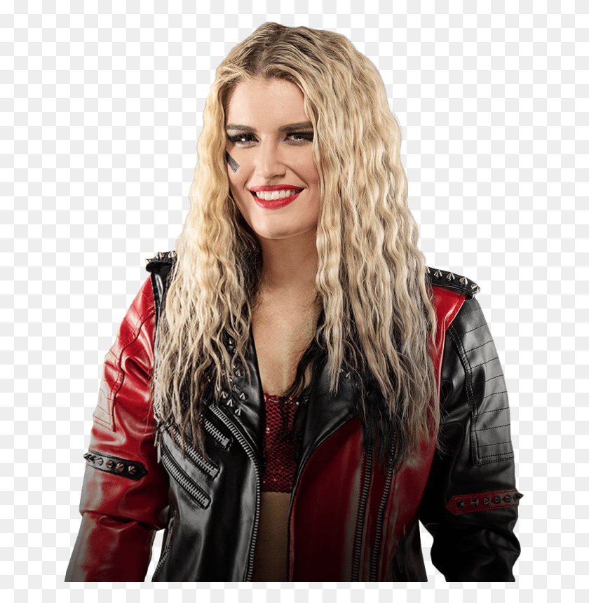 657x800 Wwe Toni Storm Studded New Leather Jacket Toni Storm, Blonde, Woman, Girl HD PNG Download