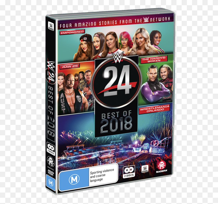 516x724 Wwe Wwe 24 The Best Of 2018 Dvd, Person, Human, Advertisement HD PNG Download