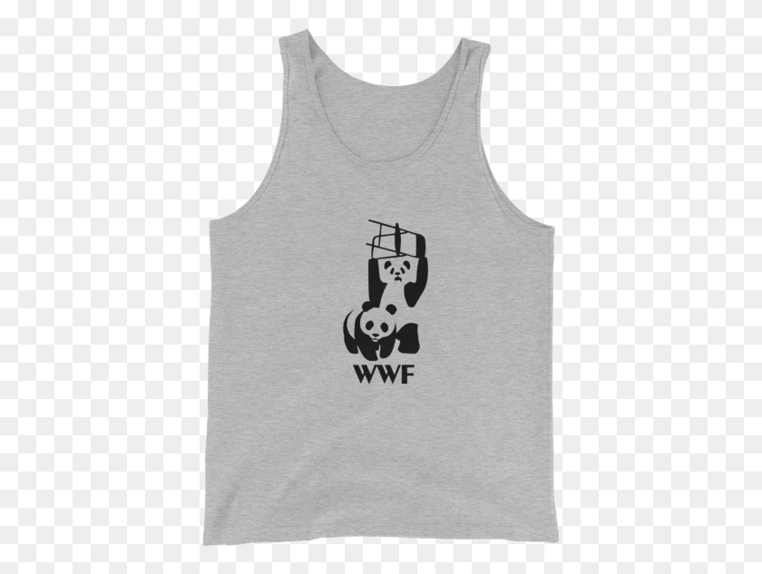 397x573 Wwf Unisex Tank Top Active Tank, Clothing, Apparel, Undershirt HD PNG Download