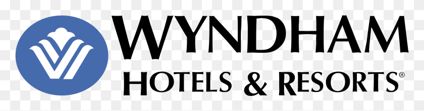 2191x453 Логотип Wyndham Hotels Amp Resorts Прозрачный Круг, Серый, Мир Варкрафта Png Скачать