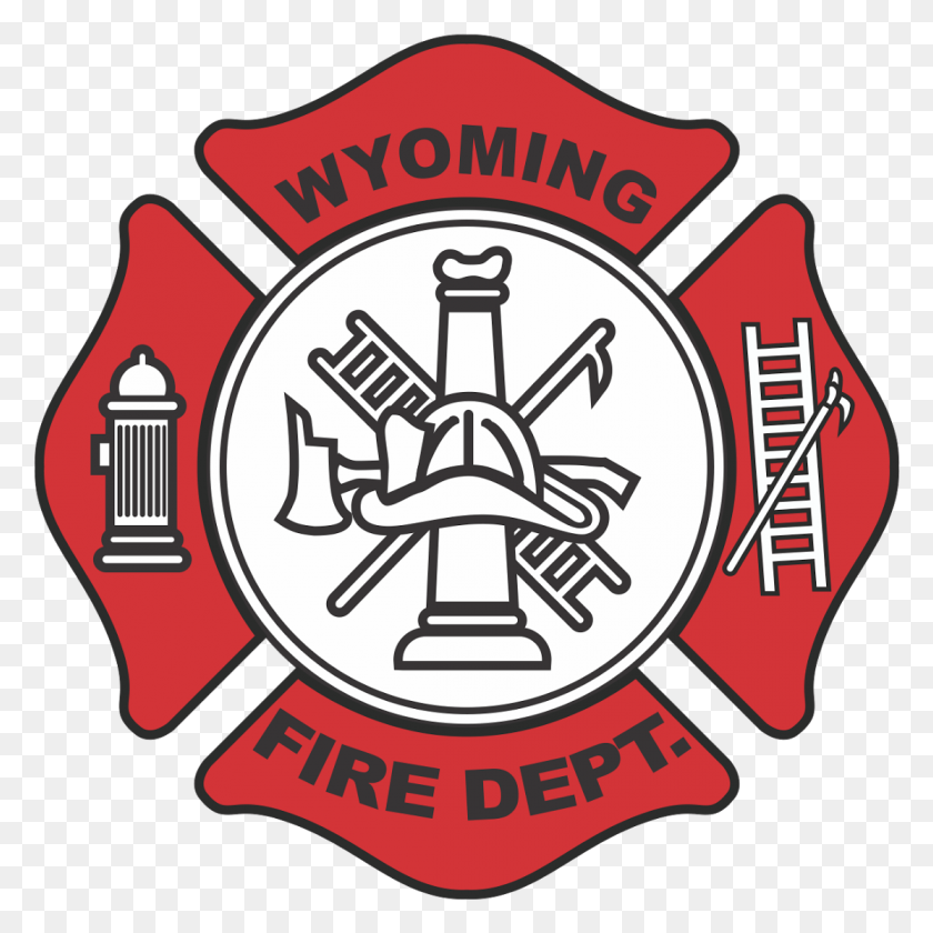 1111x1111 Wyoming Fire Department Logo Vector Format Cdr Ai Eps Fire Rescue Maltese Cross, Symbol, Logo, Trademark HD PNG Download