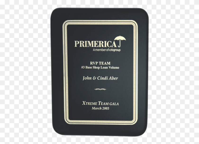 417x548 X 10 Black Piano Finish Plaque With Elliptical Commemorative Plaque, Mobile Phone, Phone, Electronics HD PNG Download