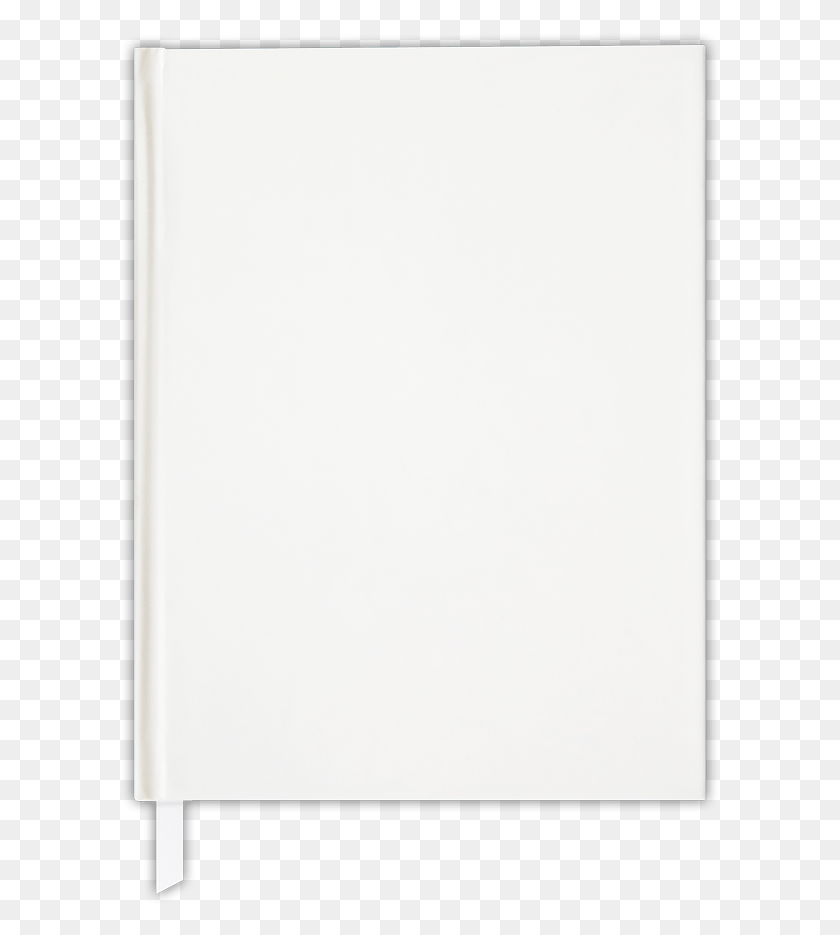599x875 X 10 Case Bound Cover Book Wblank Pages Whiteboard, White Board, Appliance, Screen HD PNG Download