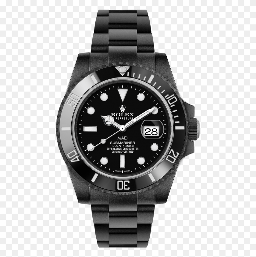 477x782 X 1000 10 Rolex Submariner Green Old, Wristwatch HD PNG Download