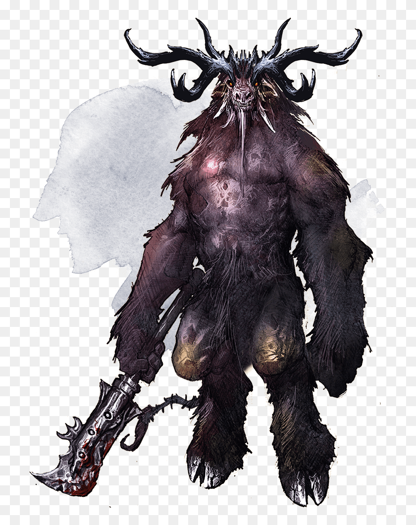 757x1000 X 1000 11 Dungeons And Dragons Demon, Elephant HD PNG Download