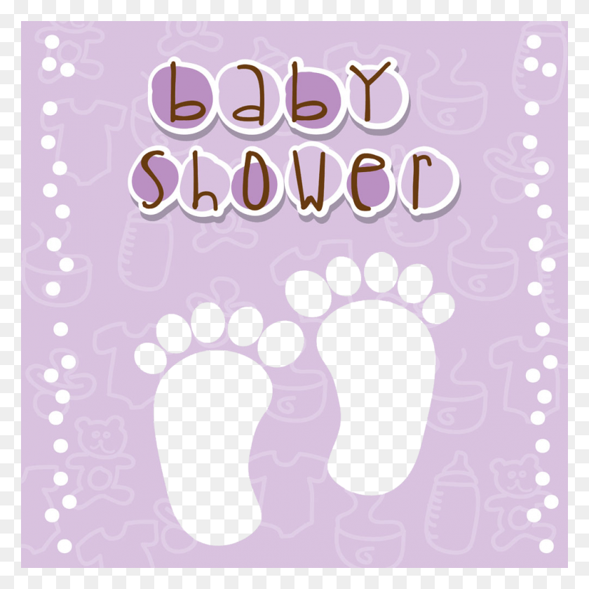 1000x1000 X 1000 4 Baby Shower, Footprint, Heel, Text HD PNG Download