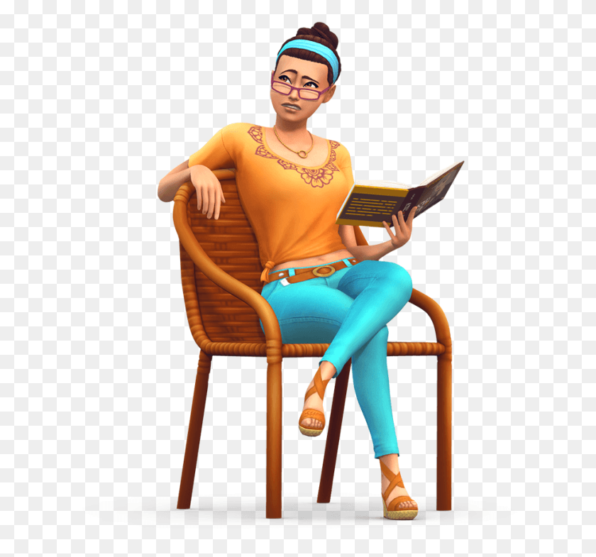 923x859 X 1000 6 Sims 4 Laundry Day Render, Sitting, Person, Human HD PNG Download