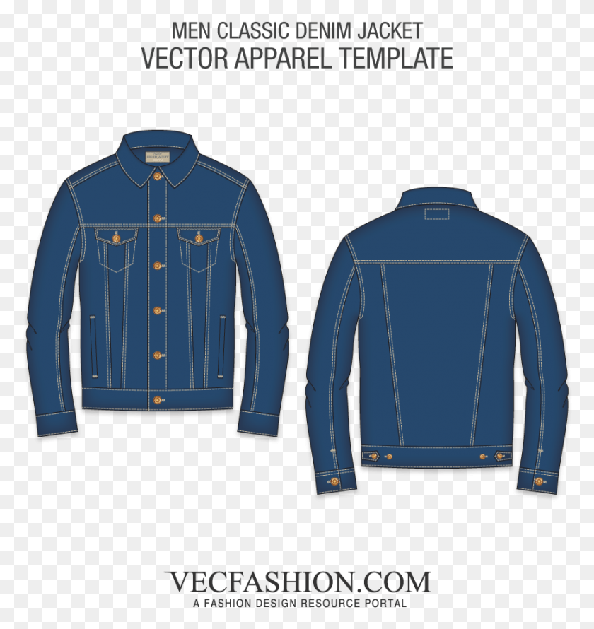 867x923 X 1000 8 Denim Jacket Design Template, Clothing, Apparel, Pants HD PNG Download