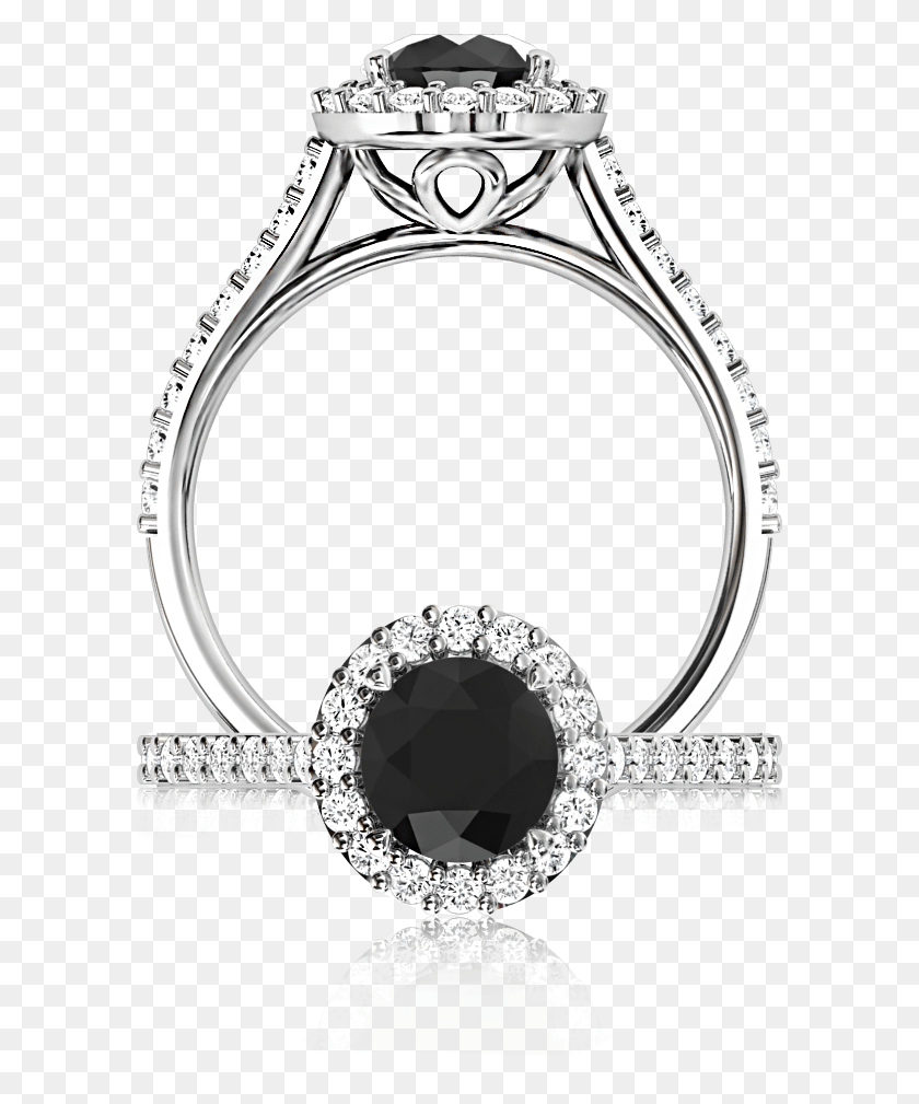 593x949 X 1024 0 Browns Black Diamond Ring, Jewelry, Accessories, Accessory HD PNG Download