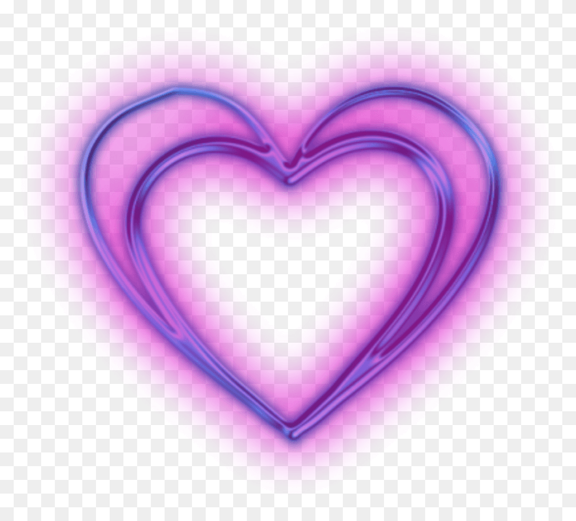 1025x920 X 1024 1 0 Neon Hearts Transparent Background, Heart, Rug, Purple HD PNG Download