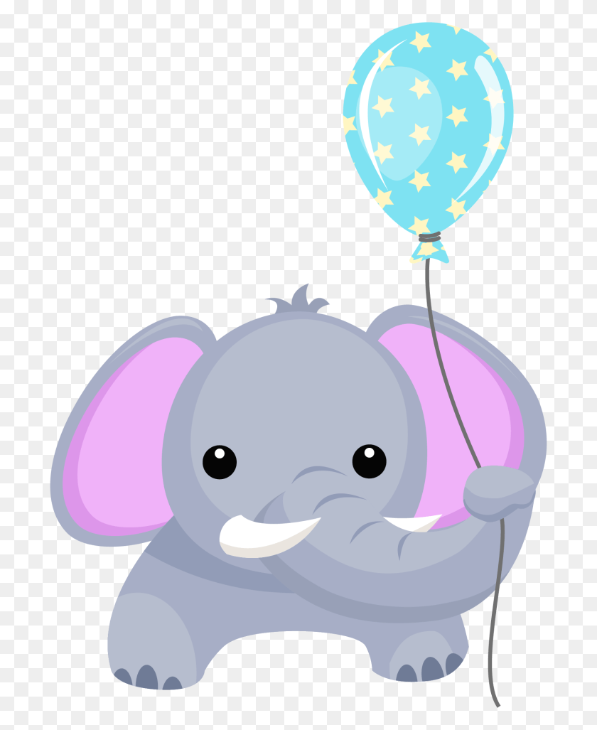 701x967 X 1024 12 Elephant Balloon Blue, Mammal, Animal, Giant Panda HD PNG Download