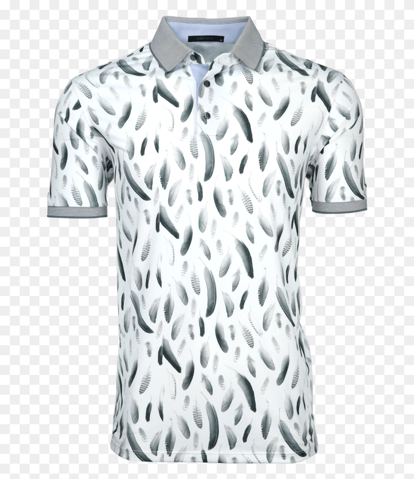 653x911 X 1024 2 Feather Polo, Clothing, Apparel, Zebra HD PNG Download
