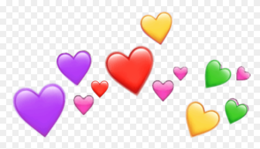 799x433 X 1024 54 Лот Emoji Hearts, Сердце, Подушка, Дизайн Интерьера Hd Png Скачать