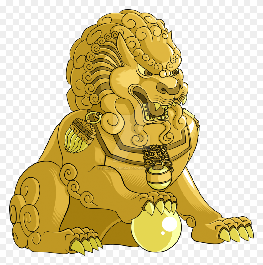 1024x1034 X 1034 1 Chinese Guardian Lions Cartoon, Lion, Wildlife, Mammal HD PNG Download
