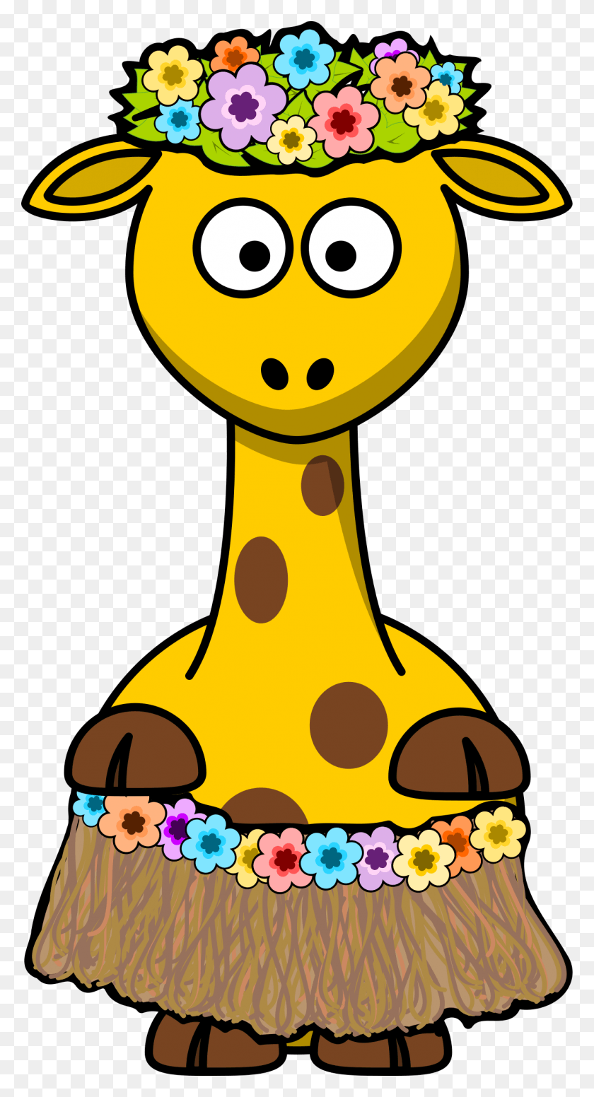 1254x2400 X 1062 2 Cartoon Giraffe, Crowd, Photography HD PNG Download