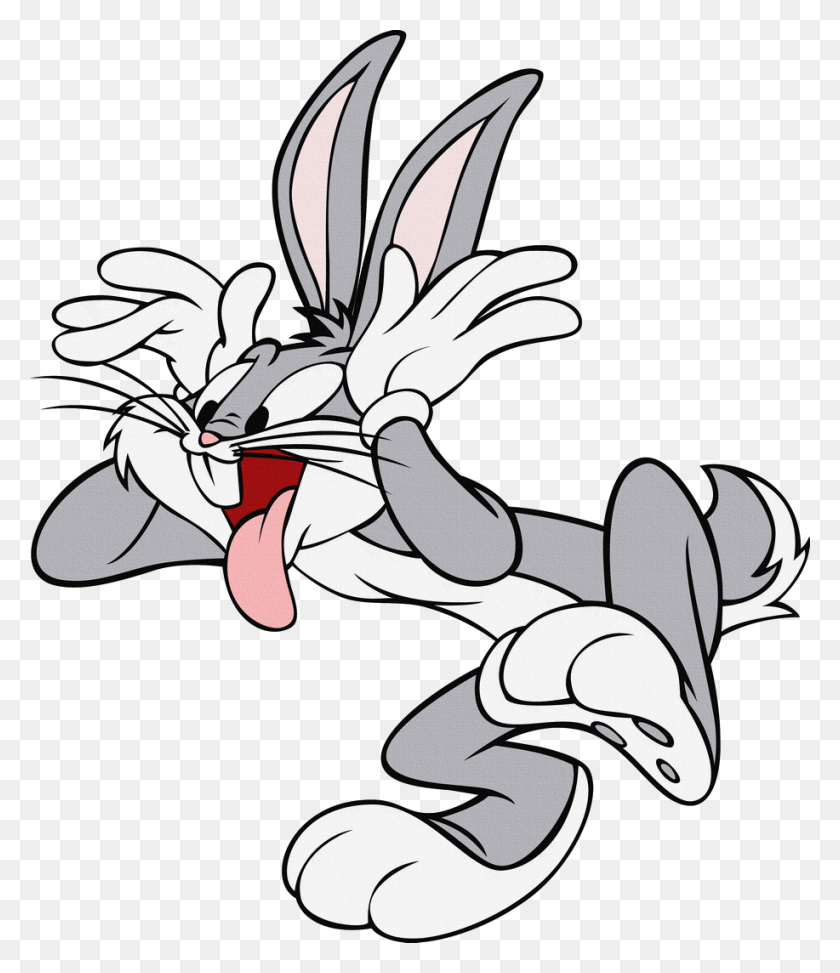 917x1074 X 1074 2 Bugs Bunny, Животное, Цветок, Растение Hd Png Скачать