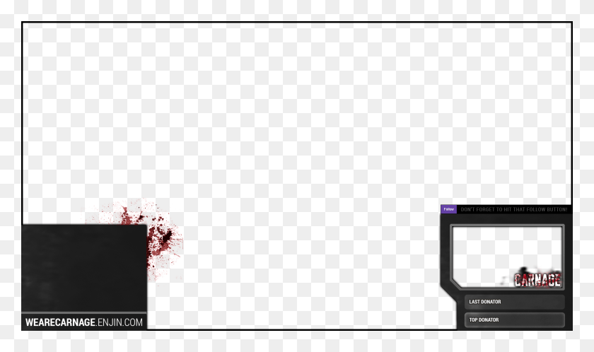1920x1080 X 1080 10 Stream Overlay No Text, White Board, Screen, Electronics HD PNG Download