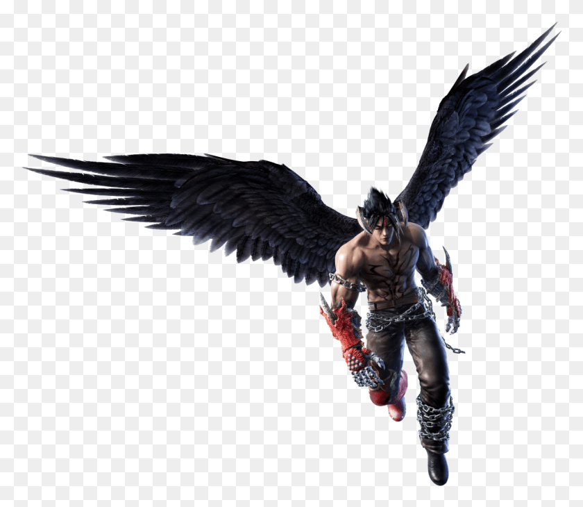 1185x1018 Descargar Png X 1080 5 Devil Jin Kazama Tekken, Pájaro, Animal, Persona Hd Png
