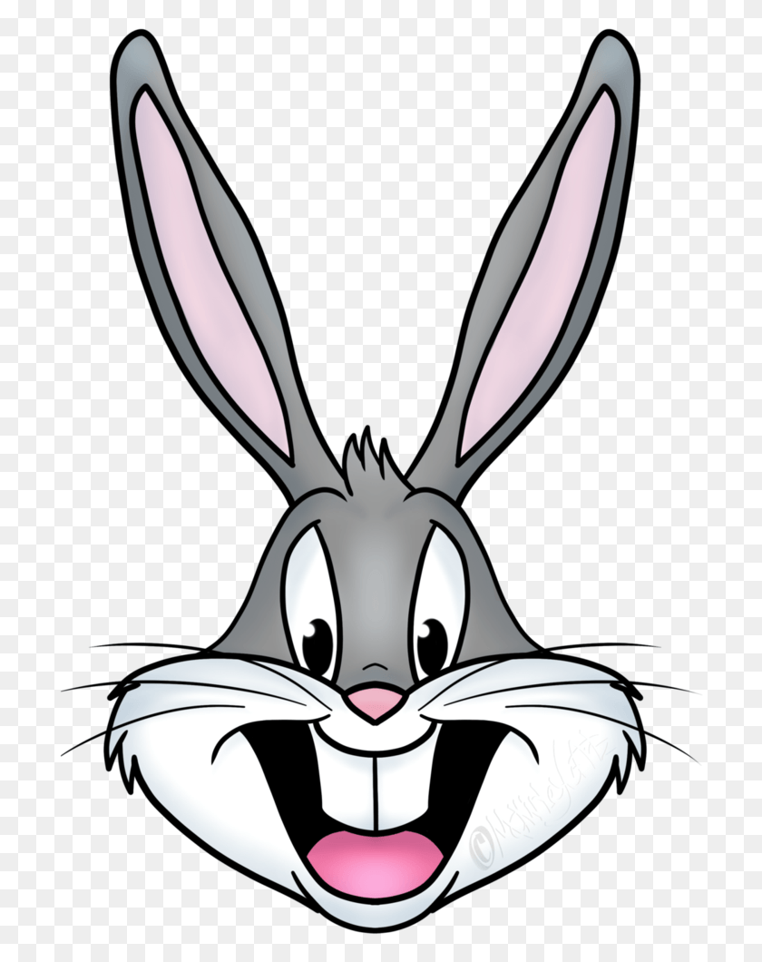 710x1000 X 1090 10 Bugs Bunny Face, Animal, Mammal, Scissors HD PNG Download