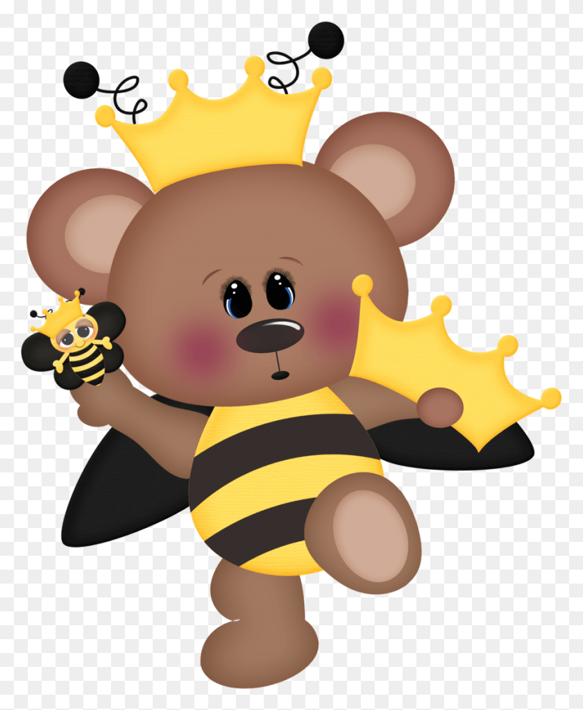 Медведь и пчелки