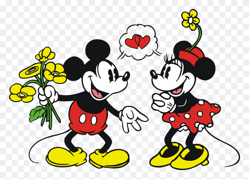 1600x1116 X 1116 3 Old School Mickey Y Minnie Mouse, Hand, Graphics, Hd Png