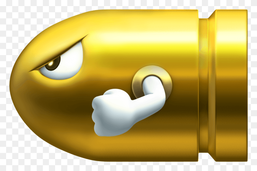1742x1116 X 1116 7 Mario Gold Bullet Bill, Scroll HD PNG Download