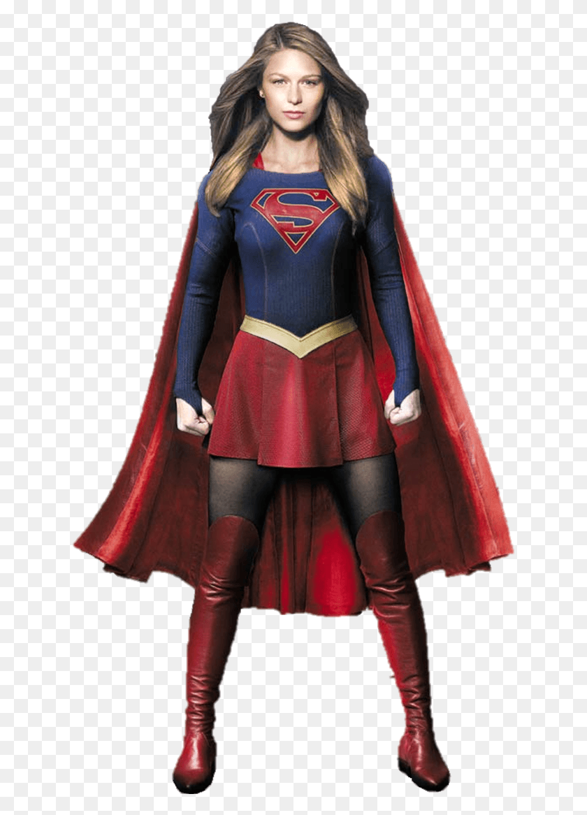 635x1106 X 1125 11 Melissa Benoist Supergirl Arte, Ropa, Vestimenta, Persona Hd Png