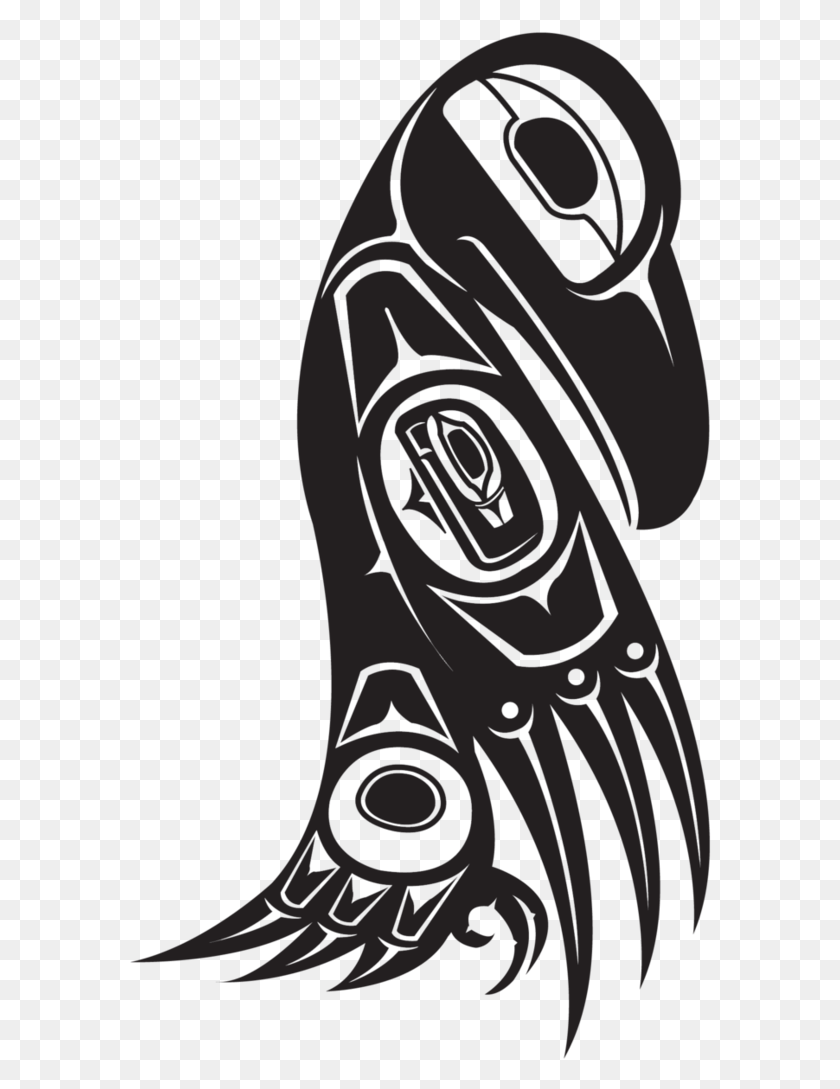 582x1029 X 1153 4 0 Alaska Native Raven Art, Armor, Clothing, Apparel HD PNG Download