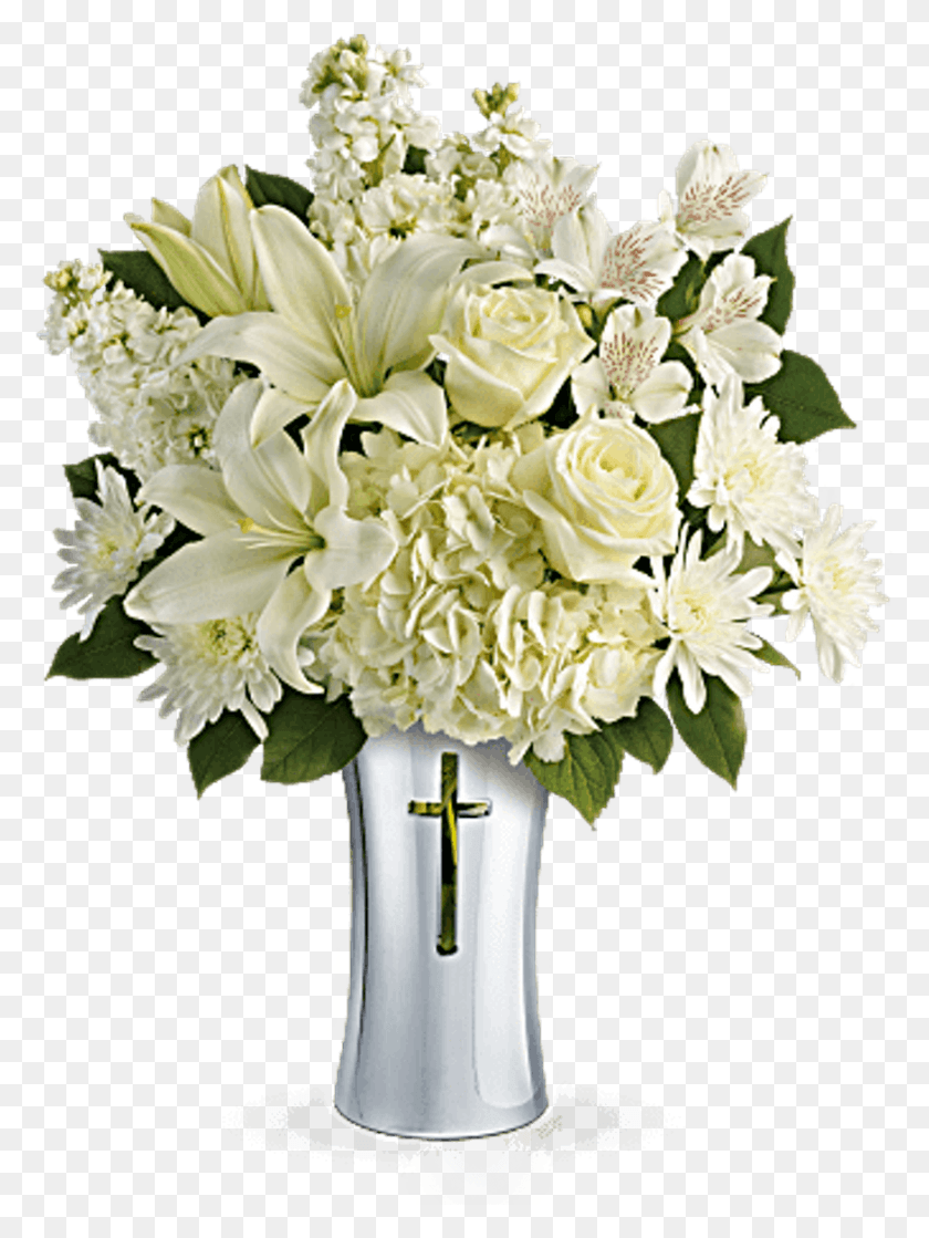 875x1189 Descargar Png / 5 Flores Funerarias En Un Florero, Diseño Floral, Patrón, Gráficos Hd Png