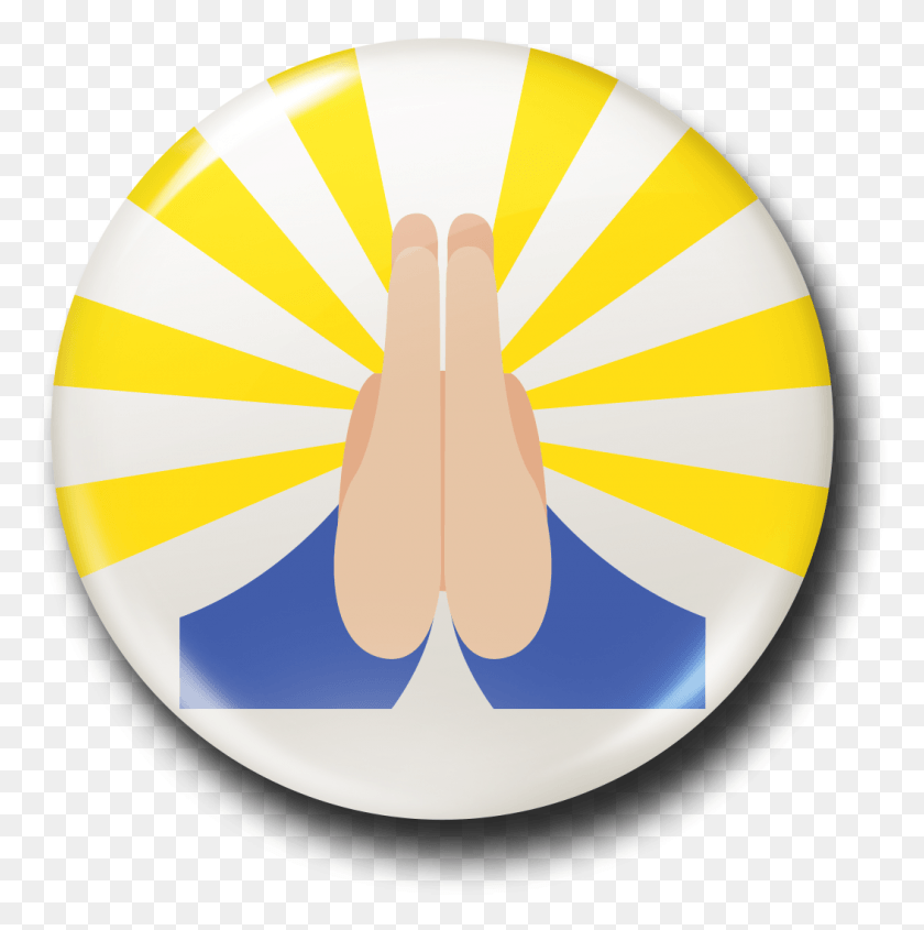 1053x1061 X 1200 5 Молитвенных Рук Emoji, Воздушный Шар, Мяч, Логотип Hd Png Скачать