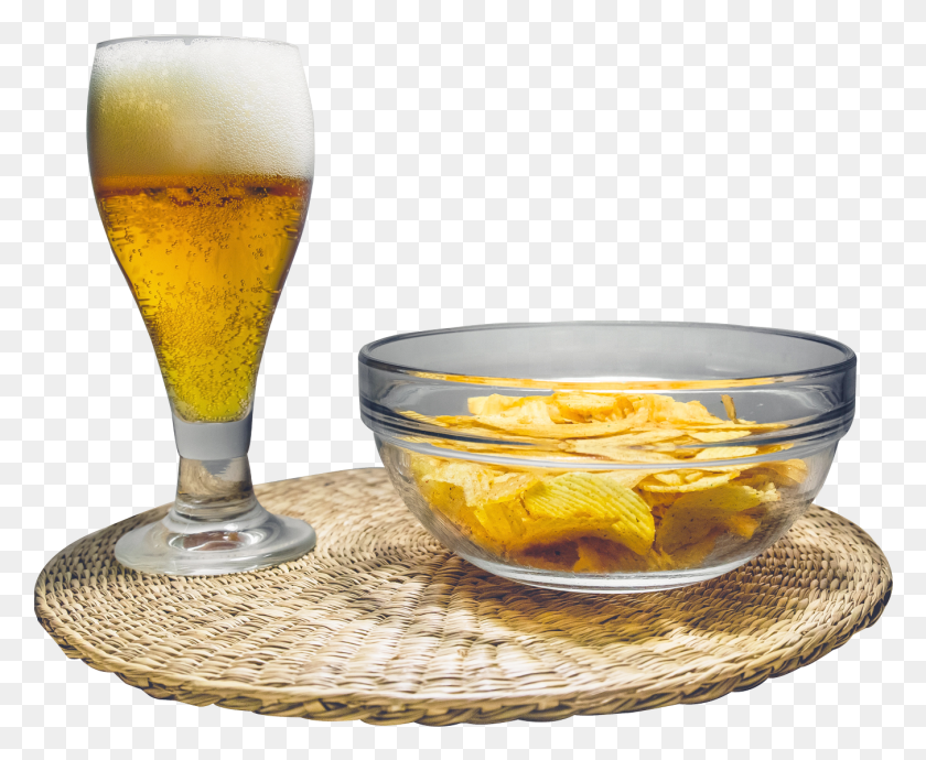 1352x1093 X 1211 Chips And Beer, Glass, Beer Glass, Alcohol HD PNG Download