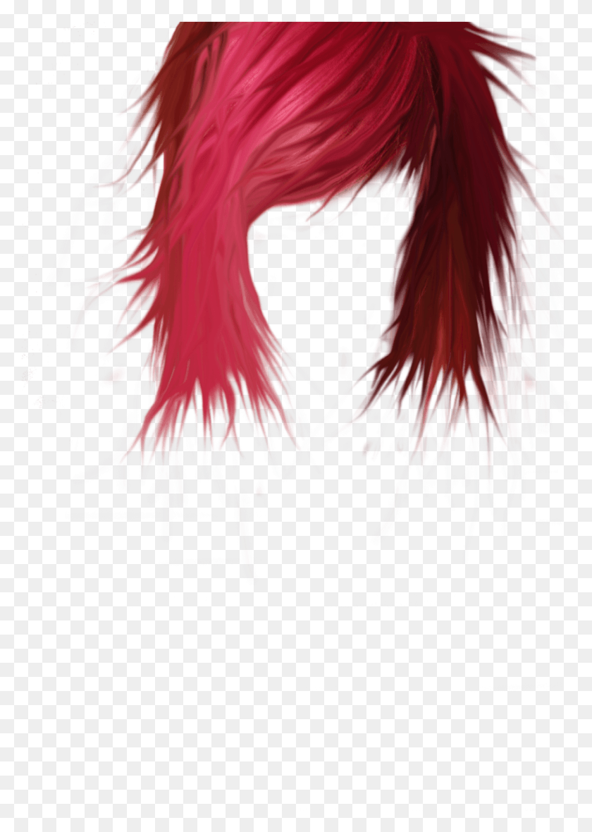 890x1278 X 1277 13 Pink Hair, Clothing, Apparel, Scarf HD PNG Download