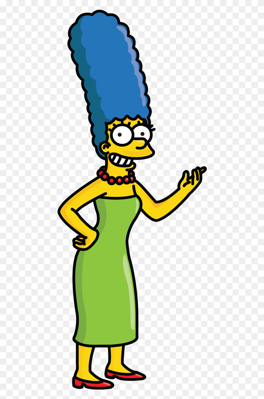476x1209 X 1280 7 Draw The Mom Simpsons, Clothing, Apparel, Dress HD PNG Download
