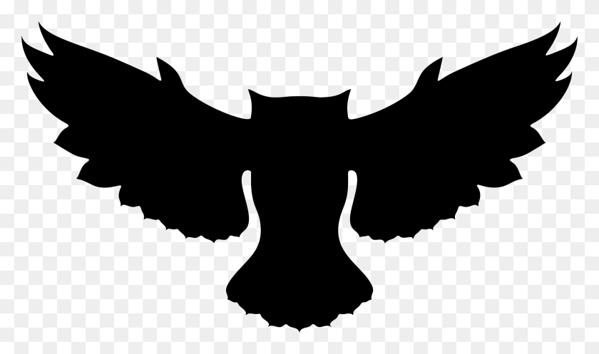 2294x1288 X 1288 3 Owl Wings Silhouette, Gray, World Of Warcraft HD PNG Download