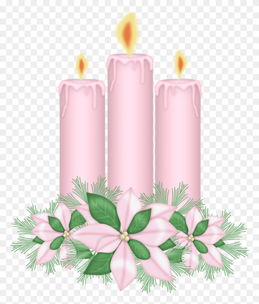 1054x1252 X 1300 5 Рождественских Свечей Клипарт Розовый, Торт Ко Дню Рождения, Торт, Десерт Hd Png Скачать