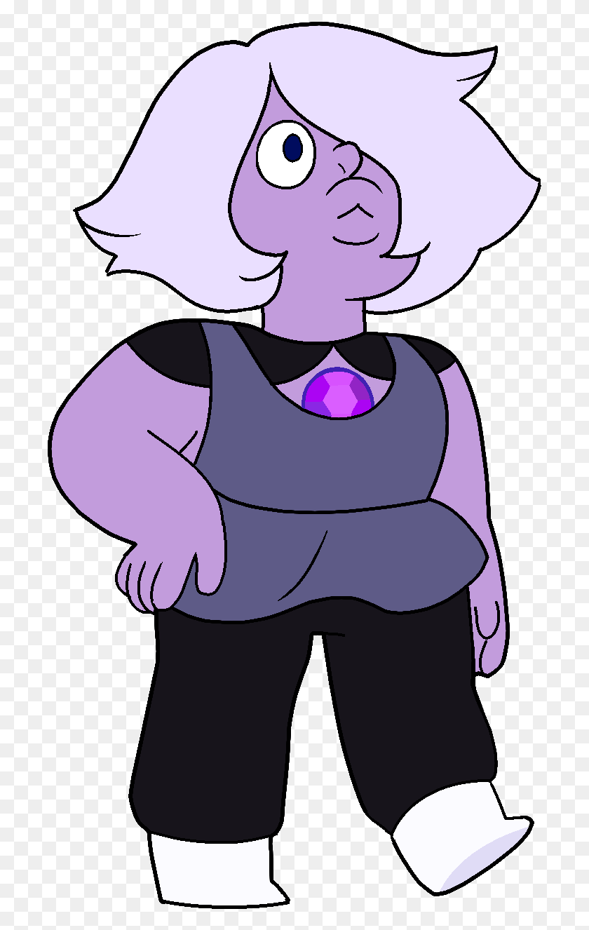 705x1266 X 1300 Steven Universe 80s Amethyst, Graphics, Clothing HD PNG Download