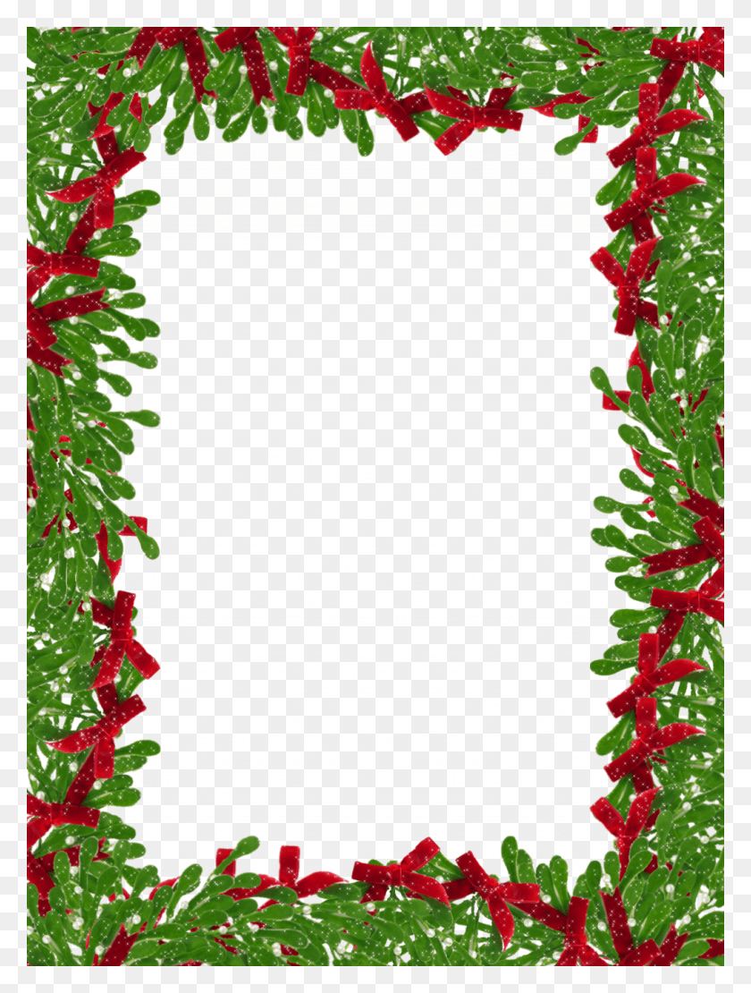 1024x1379 X 1379 11 Clip Art Christmas Border, Plant, Tree, Ornament HD PNG Download