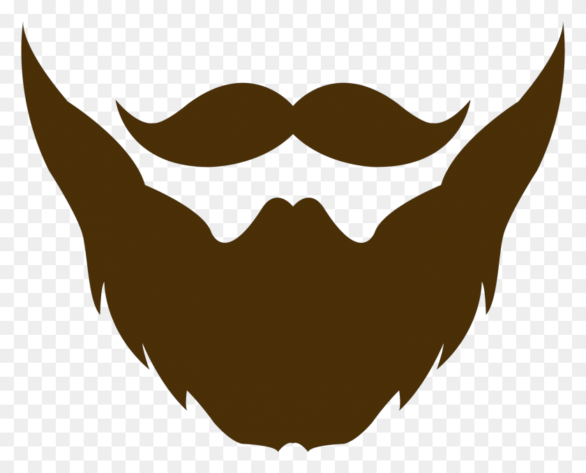 1452x1152 X 1500 12 Mustache And Beard Clipart, Person, Human, Stencil HD PNG Download