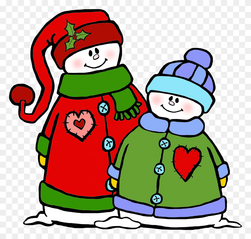 1600x1515 X 1515 7 Two Snowman Clip Art, Nature, Outdoors, Winter HD PNG Download
