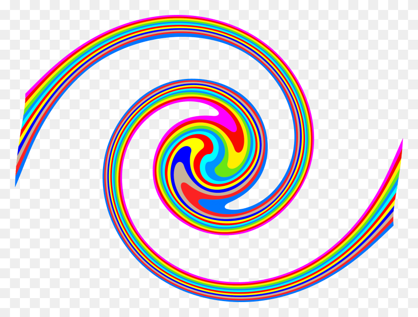 2352x1744 X 1744 4 Taste The Rainbow, Spiral, Coil HD PNG Download