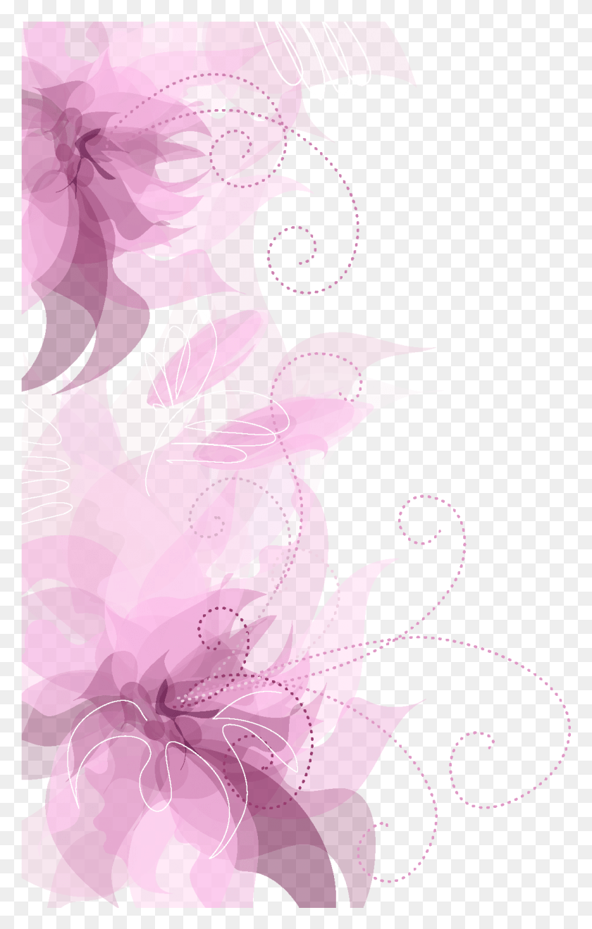 1098x1773 X 1772 6 Pink Floral Background, Graphics, Floral Design HD PNG Download